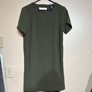 Bobeau Olive Green Textured Fabric
